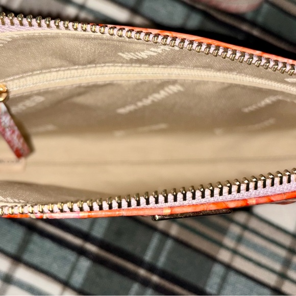 Brahmin Dutchbury Satchel Purse, Daisy Wristlet & Addy Wallet. - Picture 8 of 12